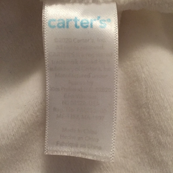 Carter's Giraffe White Tan Baby Plush Security Blanket Lovey Teether Rings - Picture 6 of 7